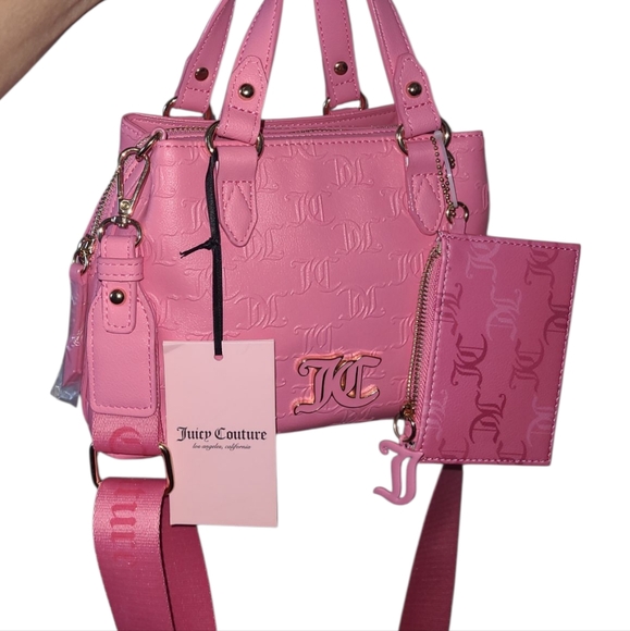 Juicy Couture Pink Embossed Women's Bag - Picture 7 of 13